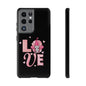 Love Gnome Phone Case — Cute Pink Heart Valentines Protective Case