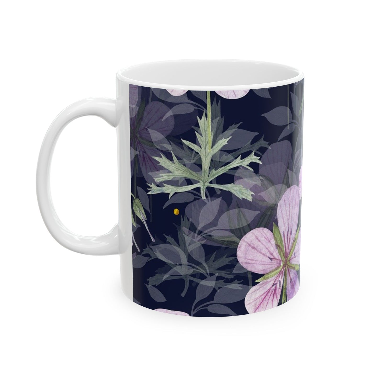 Floral Bliss Ceramic Mug | 11oz & 15oz | Coffee Lover Gift | Nature-Inspired Drinkware | Floral Decor | Mother's Day Gift