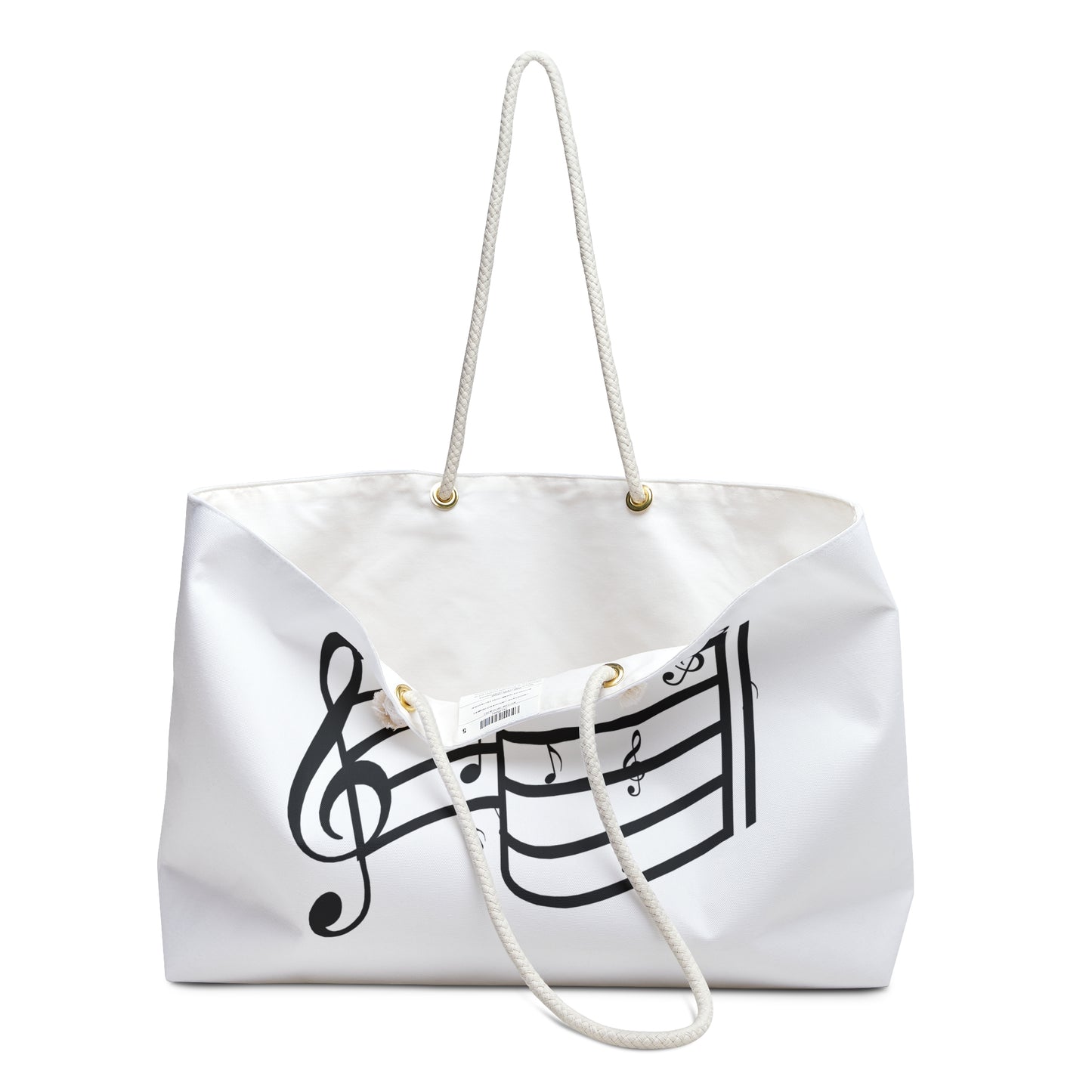 Musical Notes Weekender Bag – Tote for Musicians & Music Lovers