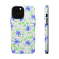 Floral Blue Watercolor Phone Case — Magnetic Impact-Resistant