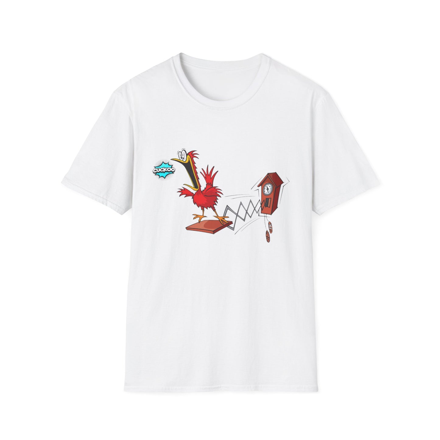 Whimsical Unisex Softstyle T-Shirt, Fun Graphic Tee