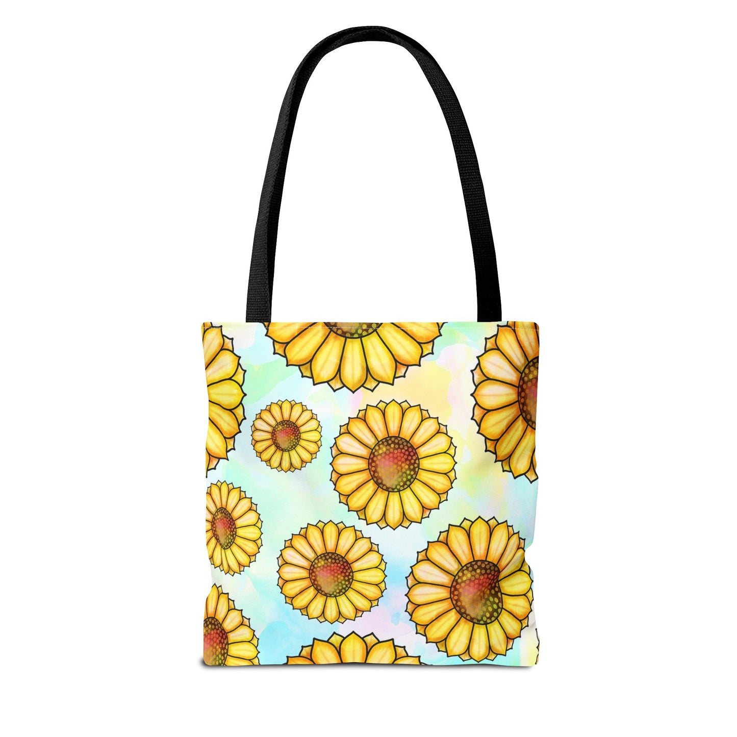 Sunny Floral Tote Bag, Eco-Friendly Shopping Bag, Beach Bag Summer Accessory