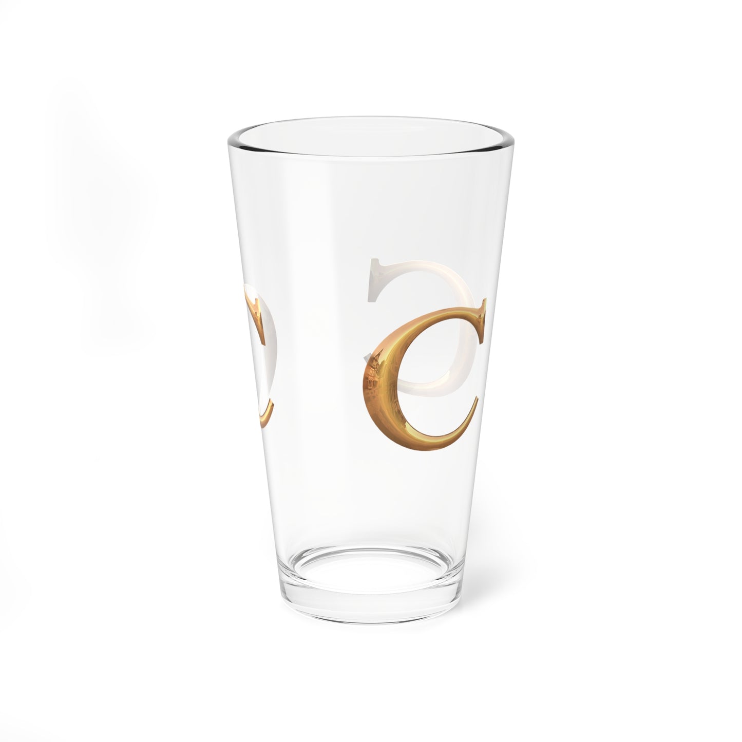 Elegant Mixing Glass with Monogram Design, Personalized Cocktail Glass, Unique Barware Gift, Custom Drinkware for Home Bartenders