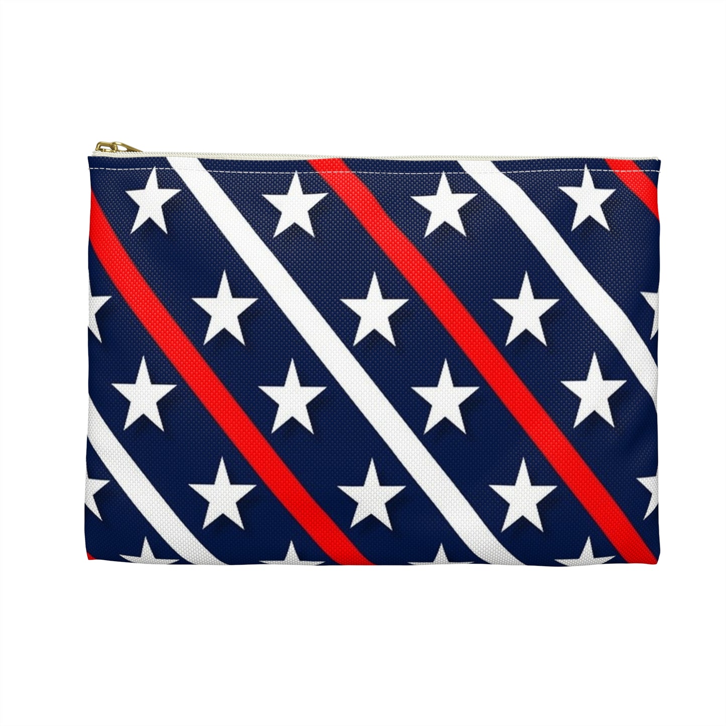 Patriotic Accessory Pouch  Starry Stripes