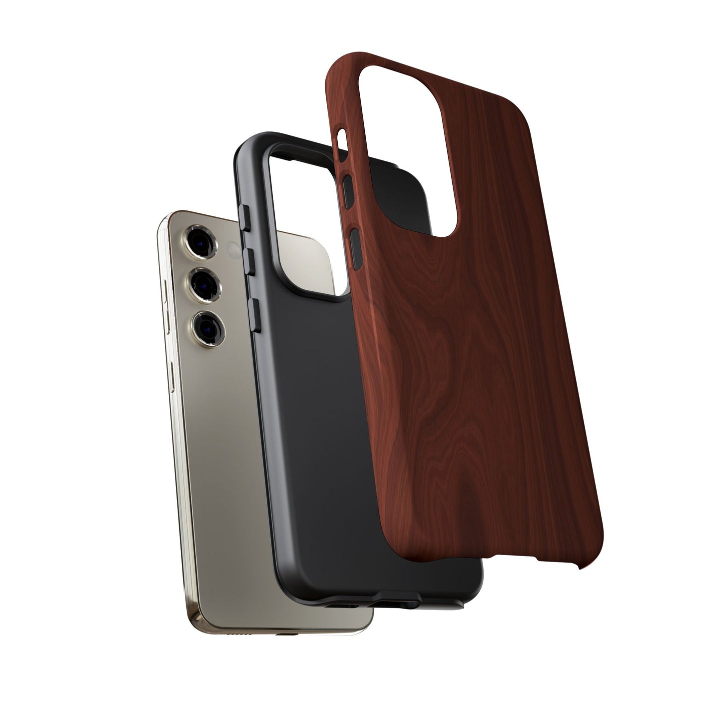 Wood Grain Phone Case, Natural Look, Tough Cases, Durable Protection, Unique Gift for Him or Her, Stylish Accessory