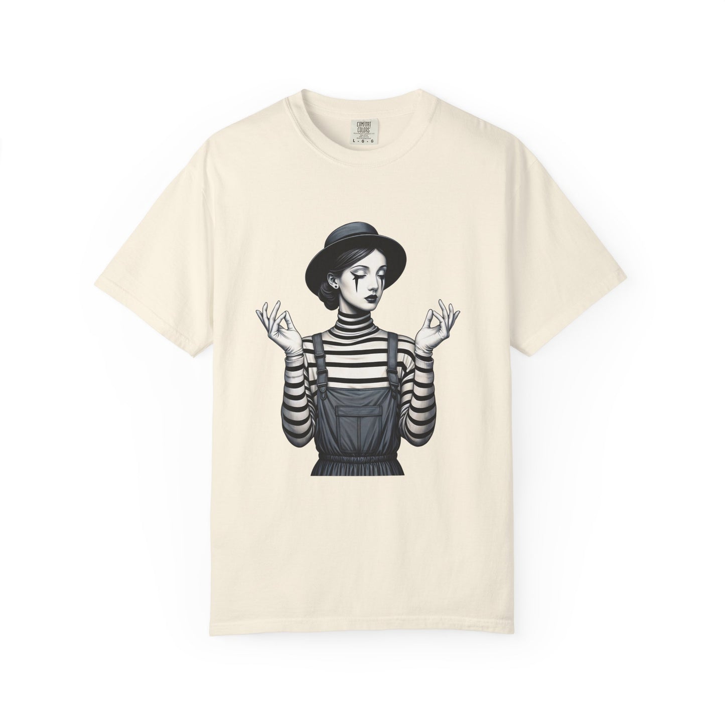 Gothic Striped Graphic Unisex T-Shirt, Edgy Casual Wear