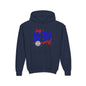 Youth Baseball Hoodie — "Hey Batter Batter Swing!" Graphic