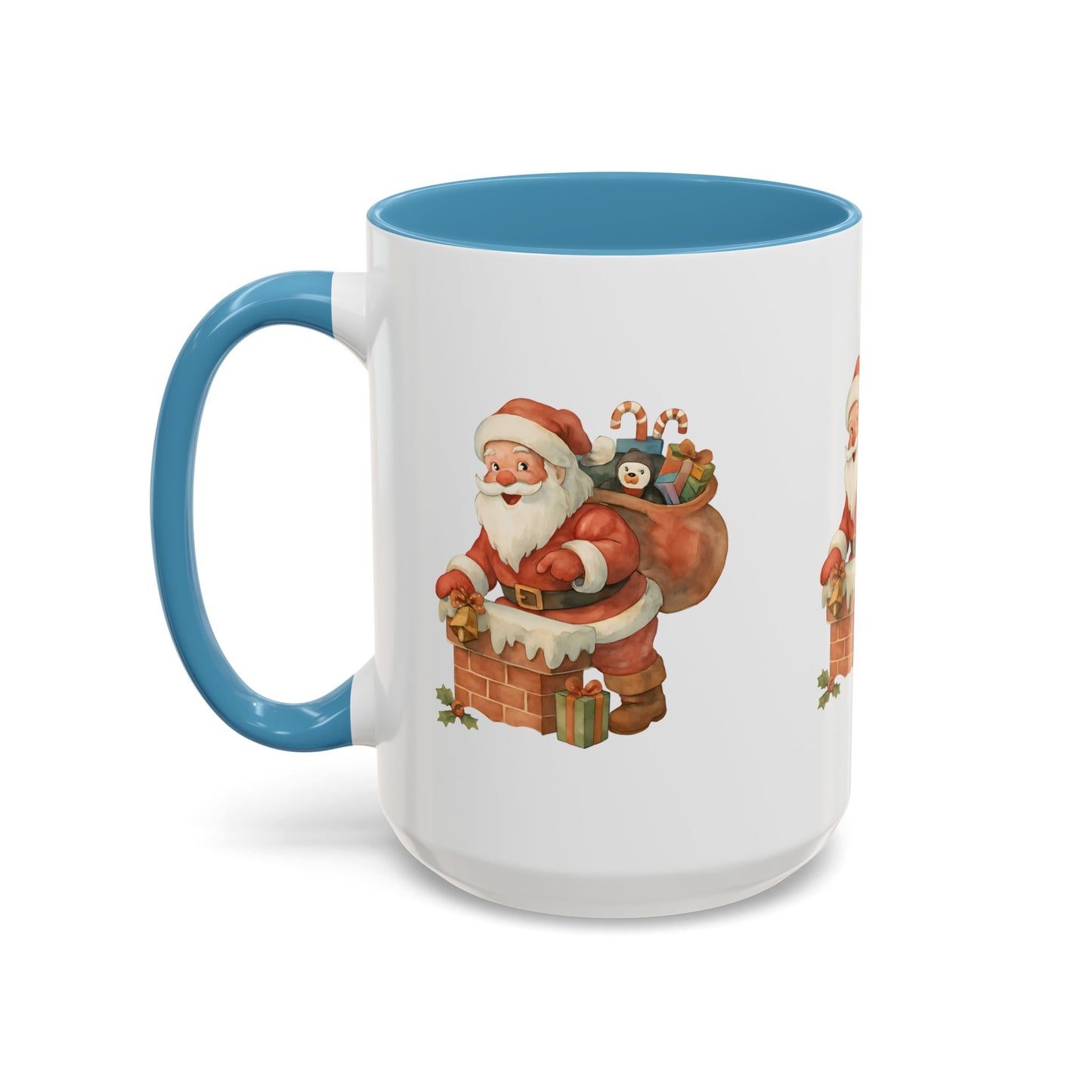 Festive Santa Coffee Mug, Holiday Gift, Christmas Decorations, Cozy Kitchen, Unique Mug, Santa-Themed Drinkware