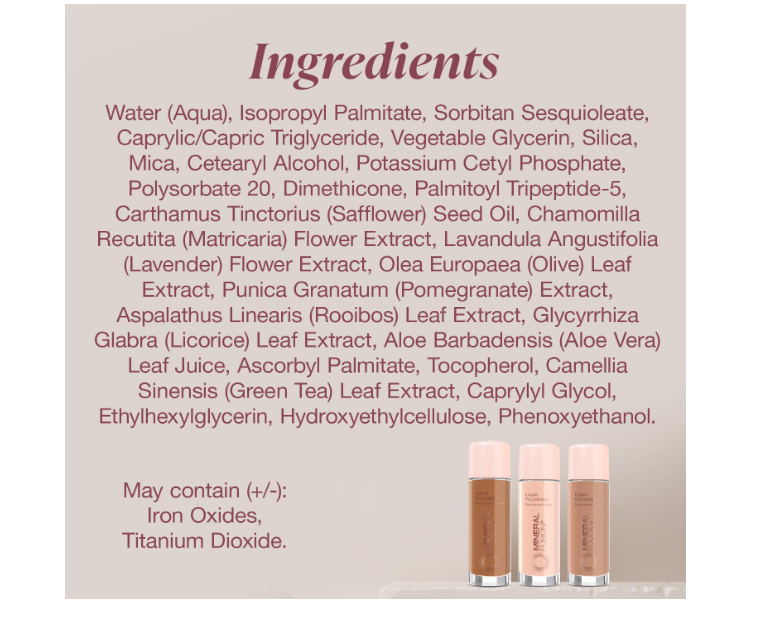 Mineral Fusion Olive 1 Liquid Foundation, 1 Fz