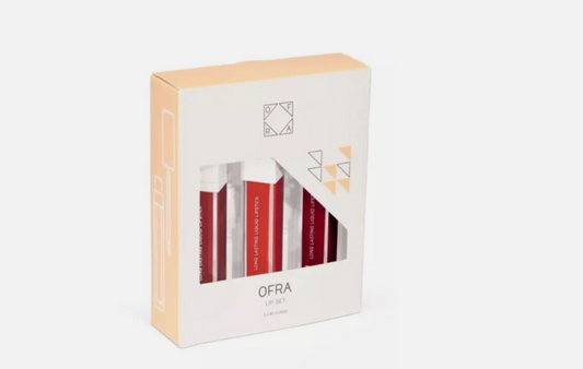 NEW - Ofra The Reds Long Lasting Liquid Lipstick Trio Set 3 X .28 oz.