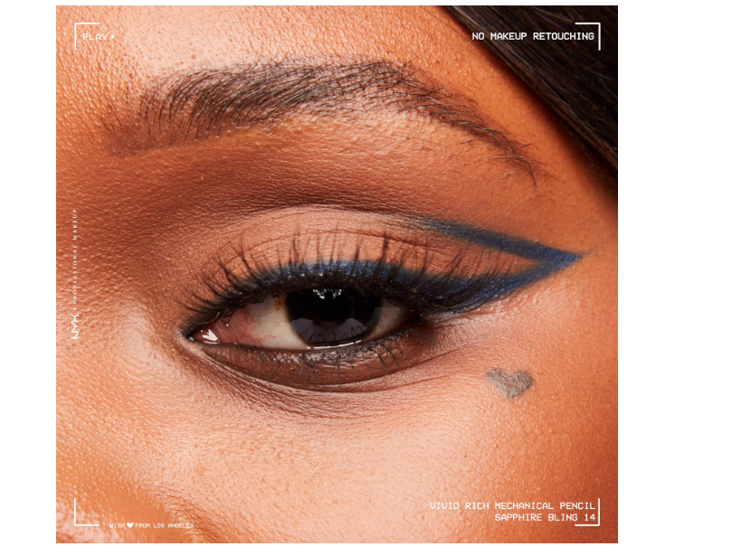 Sealed Brand New-NYX Vivid Rich Mechanical Eye Pencil .05oz Sapphire Bling