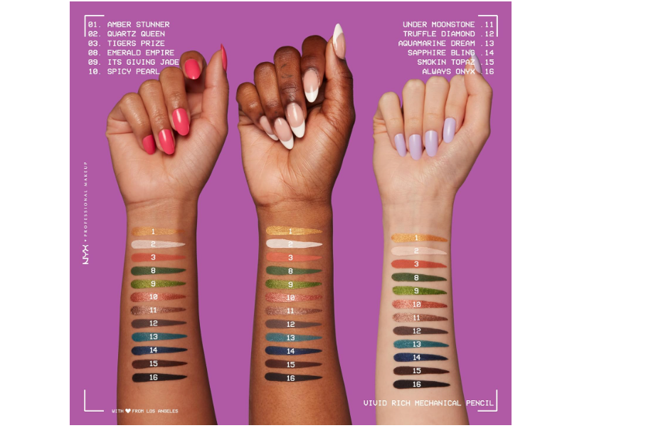 Sealed Brand New-NYX Vivid Rich Mechanical Eye Pencil .05oz Sapphire Bling