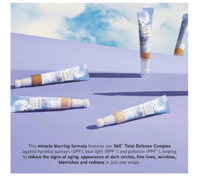 Physicians Formula Natural Defense Total Coverage Concealer Medium | Dermatologist Tested, Clinicially Tested