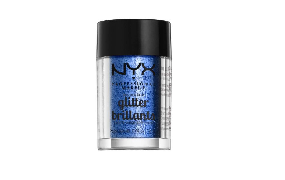 NYX PROFESSIONAL MAKEUP Face & Body Glitter, Blue