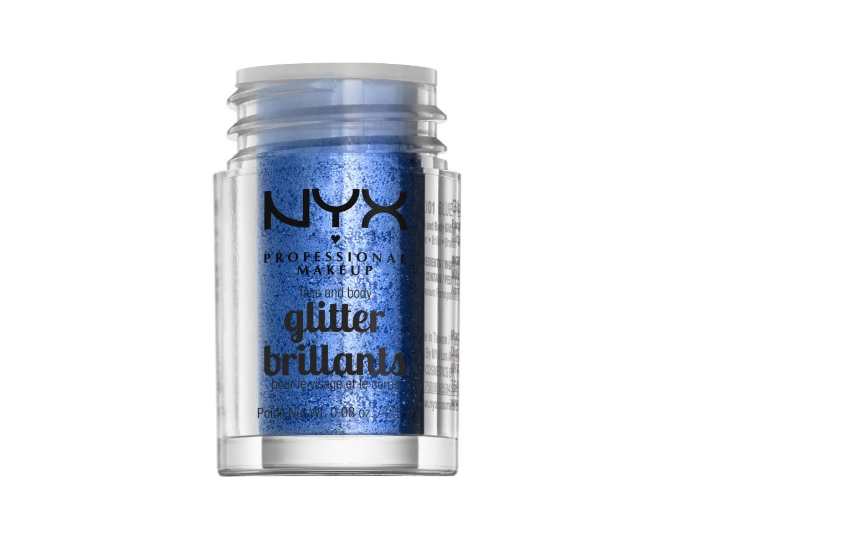NYX PROFESSIONAL MAKEUP Face & Body Glitter, Blue