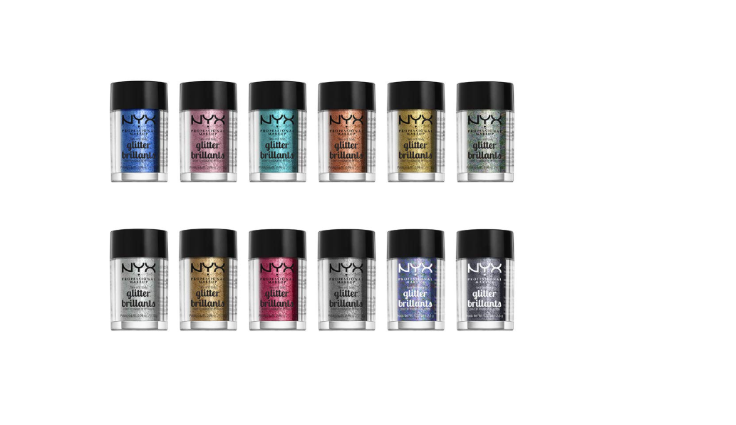 NYX PROFESSIONAL MAKEUP Face & Body Glitter, Blue