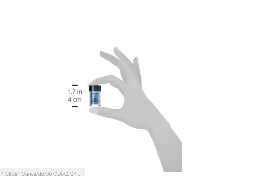 NYX PROFESSIONAL MAKEUP Face & Body Glitter, Blue