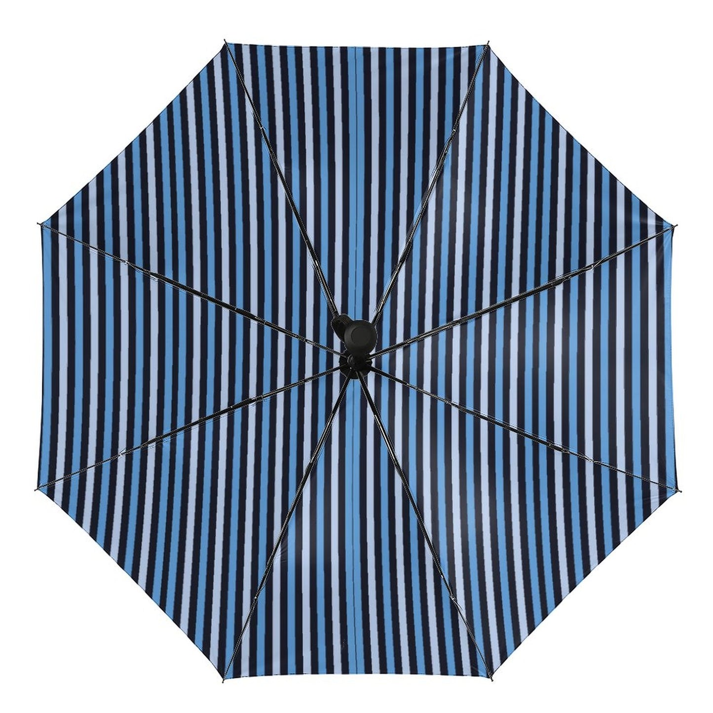 Automatic Umbrella with Hearts Print Inside Pattern