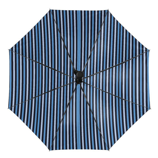 Automatic Umbrella with Hearts Print Inside Pattern