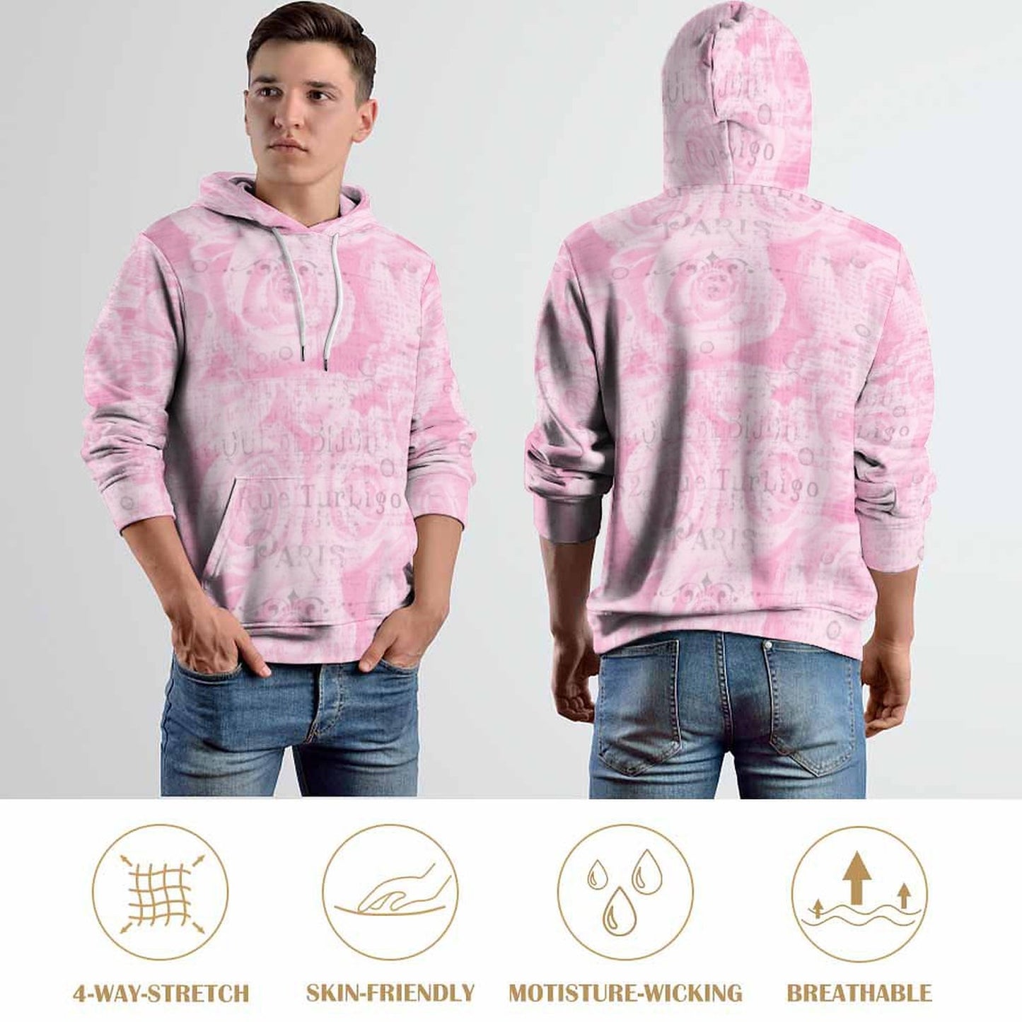 Cool Hoodie with Double-layer Cap