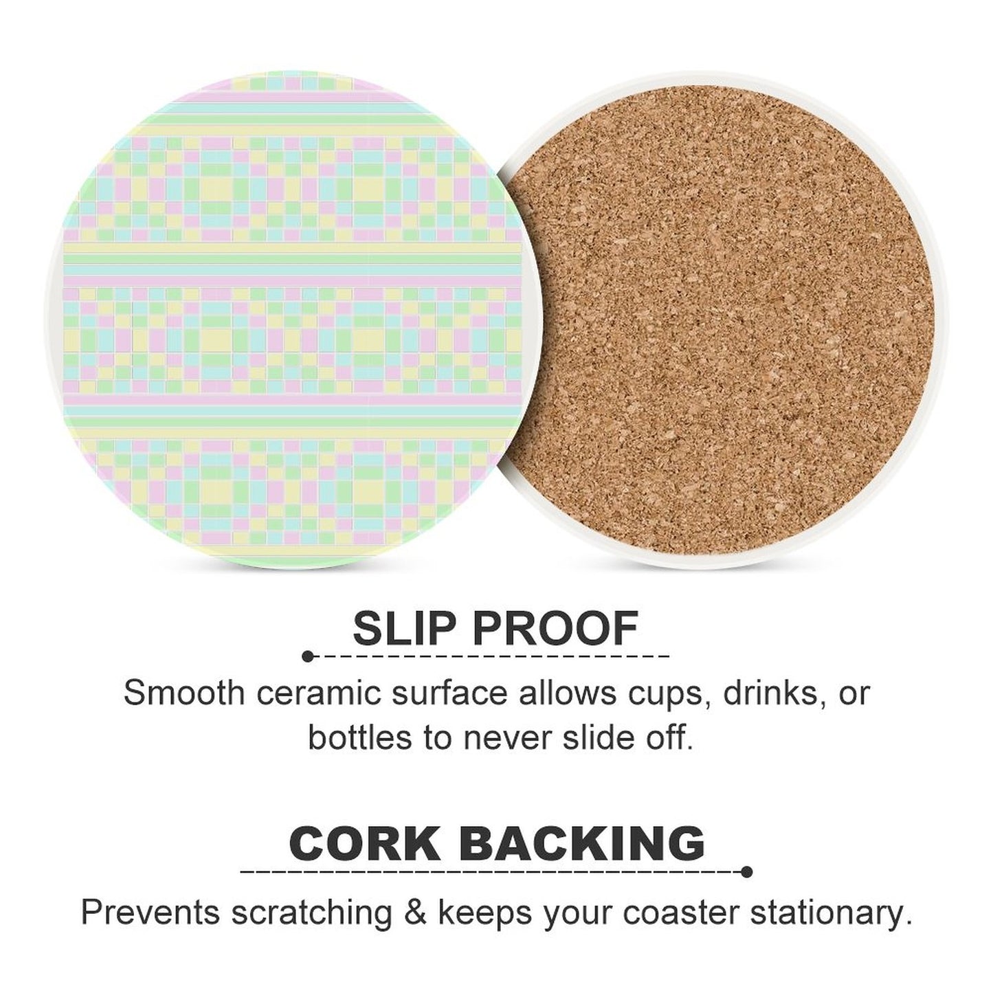 Round Ceramic Coaster