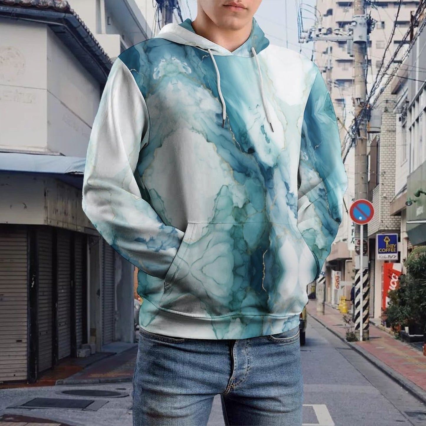 Cool Hoodie with Double-layer Cap