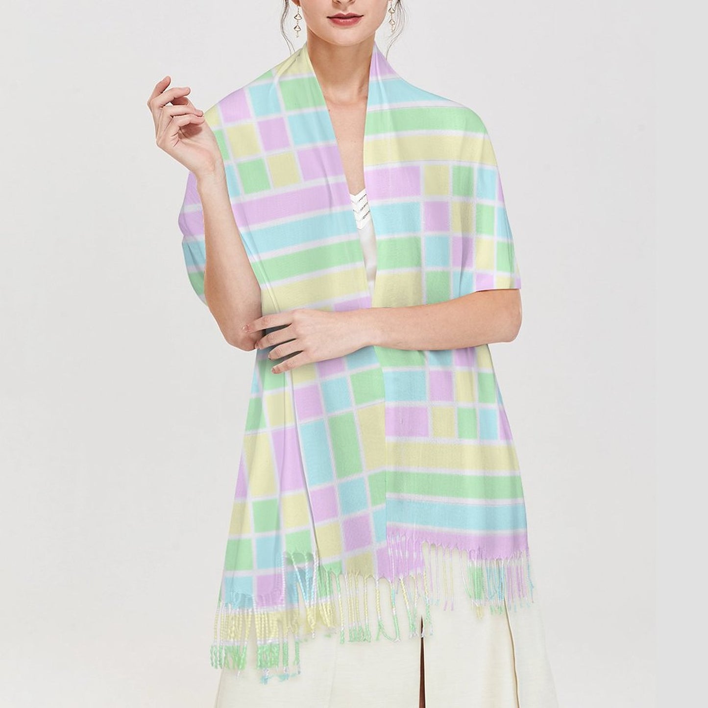 Cashmere-like Tassel Scarf